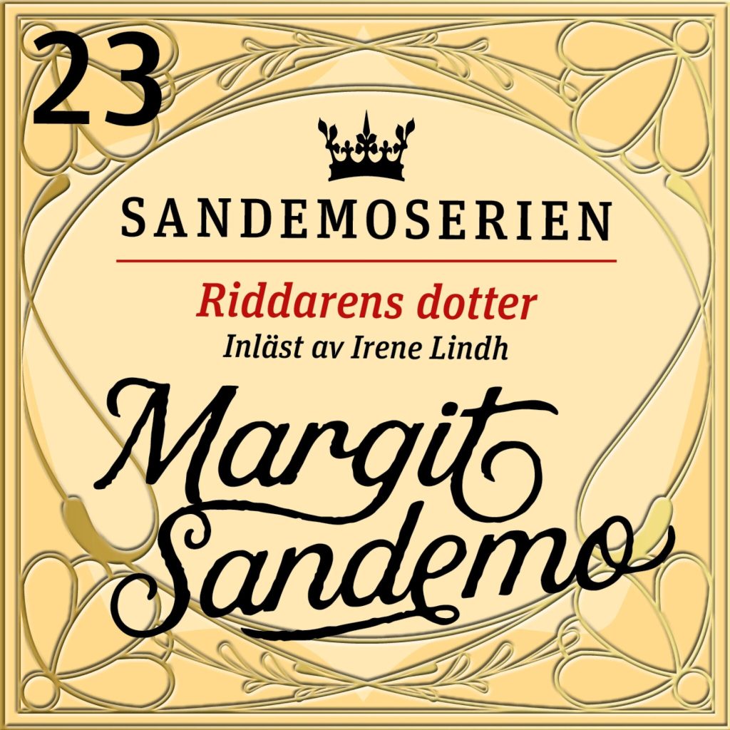 Omslag till ljudboken Riddarens dotter av Margit Sandemo