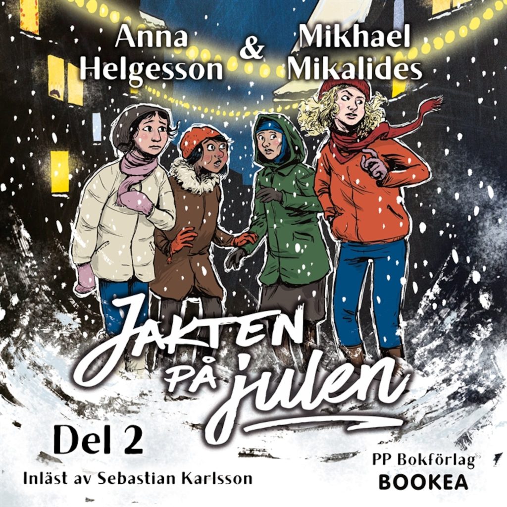 Omslag till ljudboken Jakten på julen av Anna Helgesson,Mikhael Mikalides