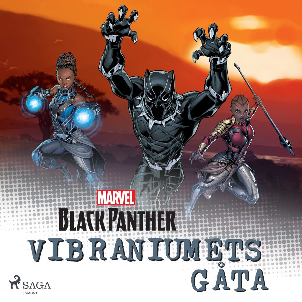 Omslag till ljudboken Black Panther - Vibraniumets gåta av Marvel