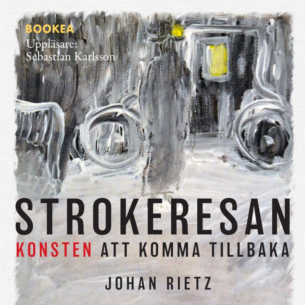 Omslag till ljudboken Strokeresan av Johan Rietz