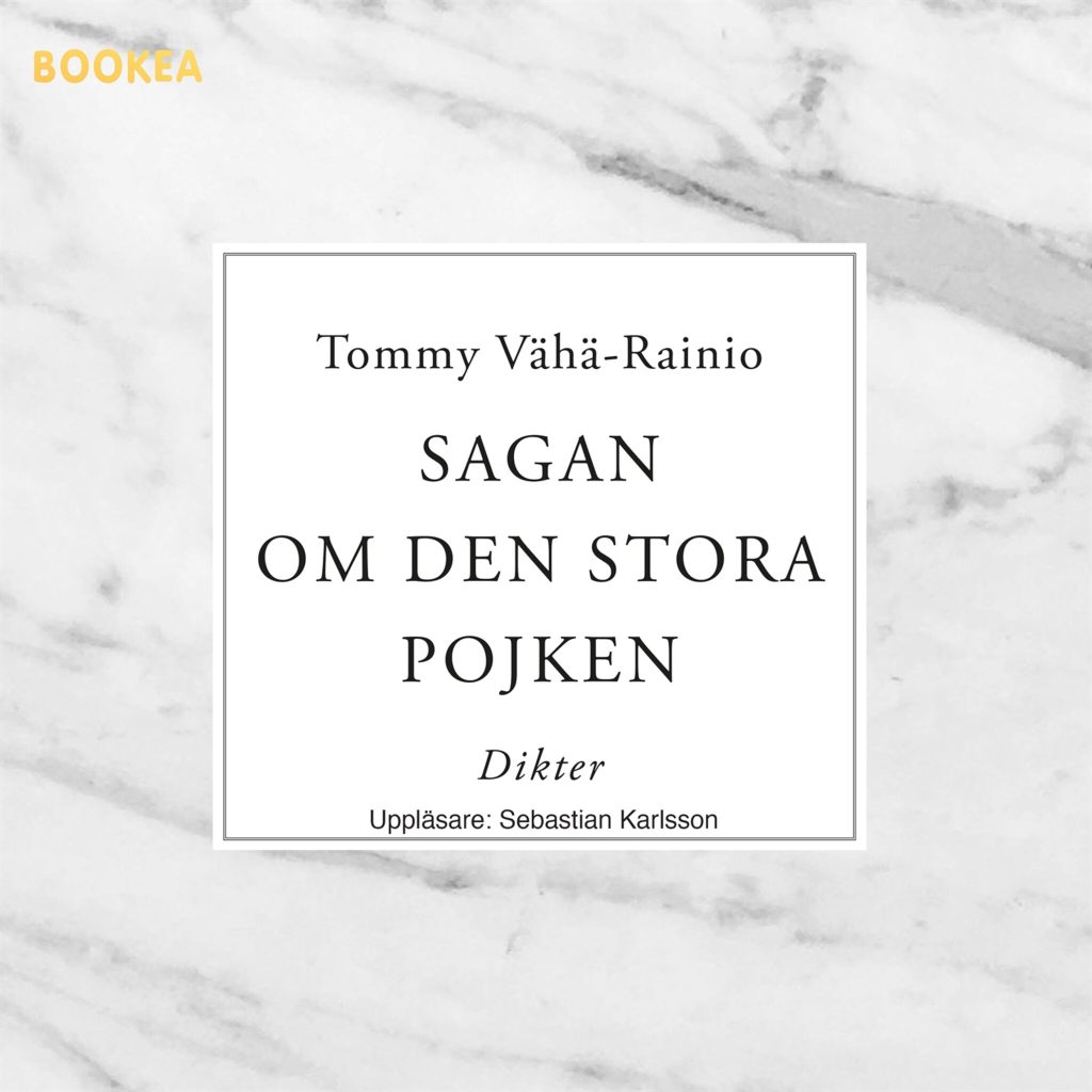 Omslag till ljudboken Sagan om den stora pojken av Tommy Vähä-Rainio