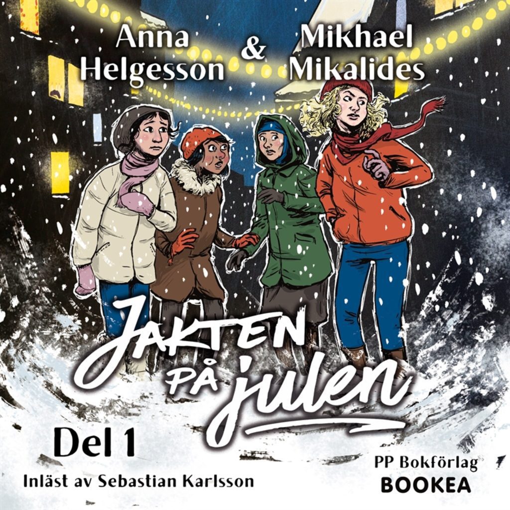 Omslag till ljudboken Jakten på julen av Anna Helgesson,Mikhael Mikalides