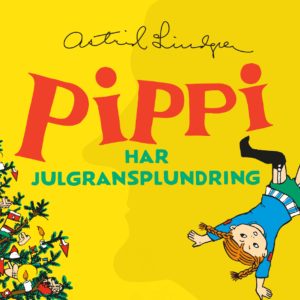 Pippi Långstrump har julgransplundring ljudboksomslag